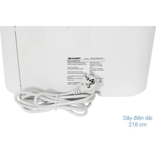 Máy lọc không khí và hút ẩm Sharp DW-E16FA-W 3 Dây điện máy lọc không khí và hút ẩm Sharp DW-E16FA-W