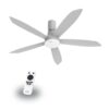 Quạt trần Gcool Copter 05 Plus RL VN011402517 Ghi Bạc 2 quat tran gcool copter 05 plus rl vn011402517 ghi bac 1