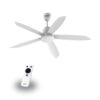 Quạt trần Gcool Copter 05 RL VN011402508 Trắng 2 quat tran gcool copter 05 rl vn011402508 trang