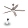 Quạt trần Gcool Copter 05 RL VN011402510 Nâu 1 quat tran gcool copter 05 rl vn011402510 nau