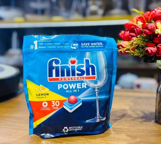 Viên rửa bát Finish All In One Max 30 Viên 5 Hình ảnh Viên rửa bát Finish All In One Max 30 Viên