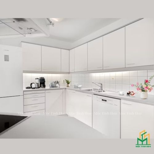 Ảnh mẫu tủ bếp Inox cánh Acrylic CA01 - Tủ bếp chữ L, hiện đại-4 Ảnh mẫu tủ bếp Inox cánh Acrylic CA01 - Tủ bếp chữ L, hiện đại-4