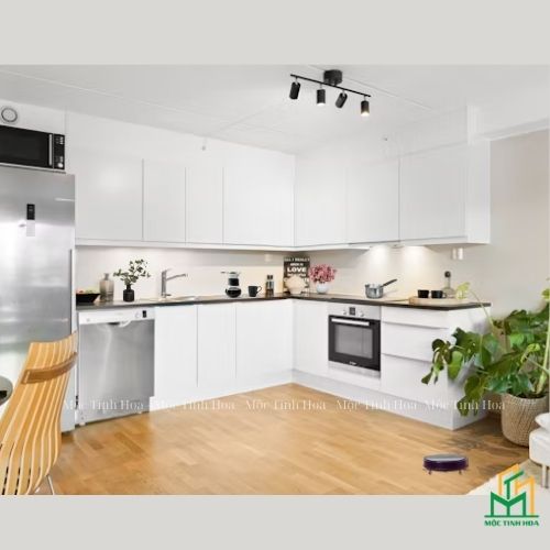 Ảnh mẫu tủ bếp Inox cánh Acrylic CA01 - Tủ bếp chữ L, hiện đại-8 Ảnh mẫu tủ bếp Inox cánh Acrylic CA01 - Tủ bếp chữ L, hiện đại-8
