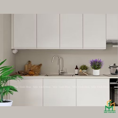 Ảnh mẫu tủ bếp Inox cánh Acrylic CA02 - Tủ bếp chữ I, hiện đại-4 Ảnh mẫu tủ bếp Inox cánh Acrylic CA02 - Tủ bếp chữ I, hiện đại-4