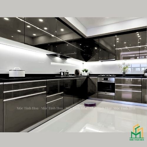 Ảnh mẫu tủ bếp Inox cánh Acrylic CA04 - Tủ bếp chữ L, hiện đại-3 Ảnh mẫu tủ bếp Inox cánh Acrylic CA04 - Tủ bếp chữ L, hiện đại-3