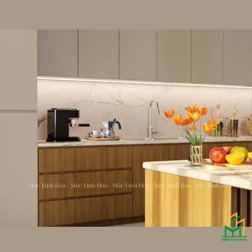 Ảnh mẫu tủ bếp Inox cánh Acrylic CA12 - Tủ bếp chữ I, hiện đại Ảnh mẫu tủ bếp Inox cánh Acrylic CA12 - Tủ bếp chữ I, hiện đại