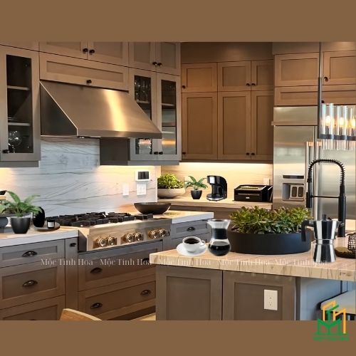 Ảnh mẫu tủ bếp Inox cánh kính cường lực CKCL09 - Tủ bếp chữ I, hiện đại-1 Ảnh mẫu tủ bếp Inox cánh kính cường lực CKCL09 - Tủ bếp chữ I, hiện đại-1