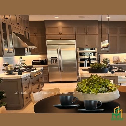 Ảnh mẫu tủ bếp Inox cánh kính cường lực CKCL09 - Tủ bếp chữ I, hiện đại Ảnh mẫu tủ bếp Inox cánh kính cường lực CKCL09 - Tủ bếp chữ I, hiện đại