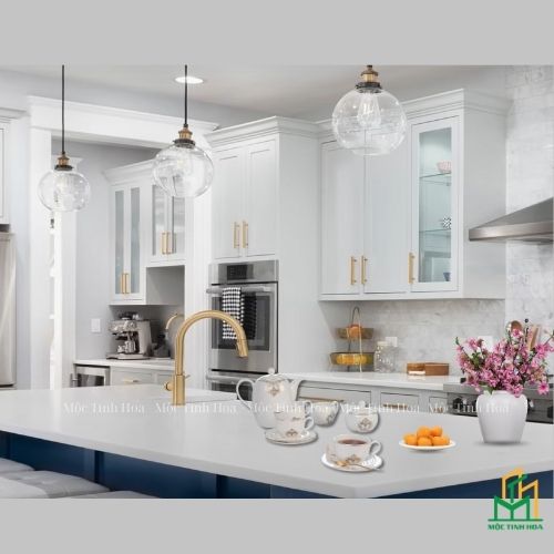 Ảnh mẫu tủ bếp Inox cánh kính cường lực CKCL19 - Tủ bếp chữ L, hiện đại-1 Ảnh mẫu tủ bếp Inox cánh kính cường lực CKCL19 - Tủ bếp chữ L, hiện đại-1