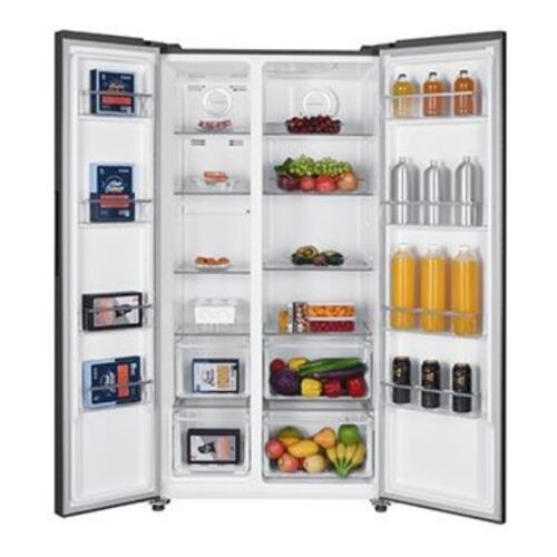 Tủ lạnh 2 cánh side by side 532 lít Sharp SJ-SBX530V-SL 3 anh tu lanh 2 canh side by side 532 lit sharp sj sbx530v sl