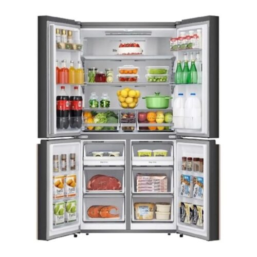 Tủ Lạnh 4 cánh Multi Doors Inverter 609 Lít Hisense RQ768N4EW-KU 3 anh tu lanh 4 canh multi doors inverter 609 lit hisense rq768n4ew ku