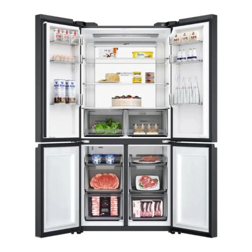 Tủ Lạnh 4 cánh Multi Doors Inverter 660 Lít Aqua AQR-M727XA(GB)U1 3 anh tu lanh 4 canh multi doors inverter 660 lit aqua aqr m727xagbu1