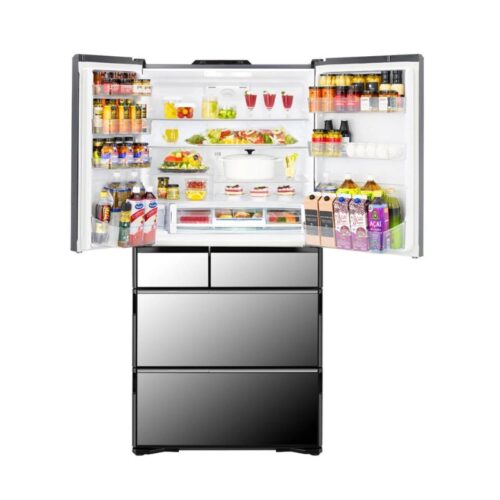 Tủ lạnh 6 cánh 735 lít Hitachi ZX740 X 3 anh tu lanh 6 canh 735 lit hitachi zx740 x
