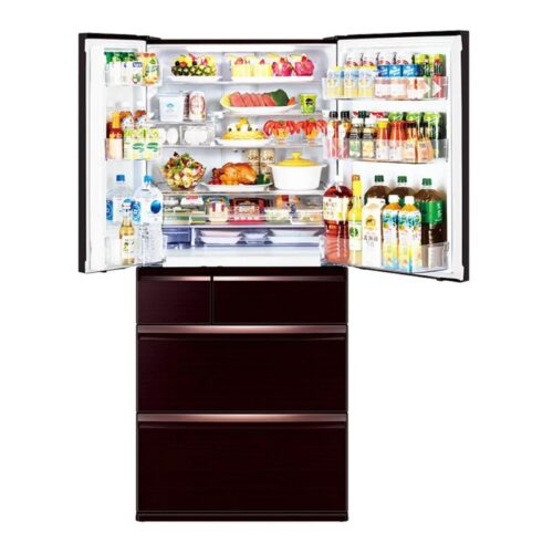 Tủ Lạnh 6 cánh Multi doors Inverter 506 Lít Mitsubishi MR-WX52D-BR-V 3 anh tu lanh 6 canh multi doors inverter 506 lit mitsubishi mr wx52d br v