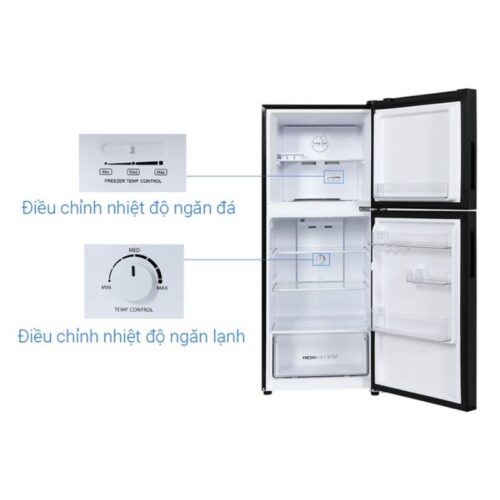 Tủ lạnh Aqua Inverter 189 lít AQR-T220FA(FB) 4 anh tu lanh aqua inverter 189 lit aqr t220fafb