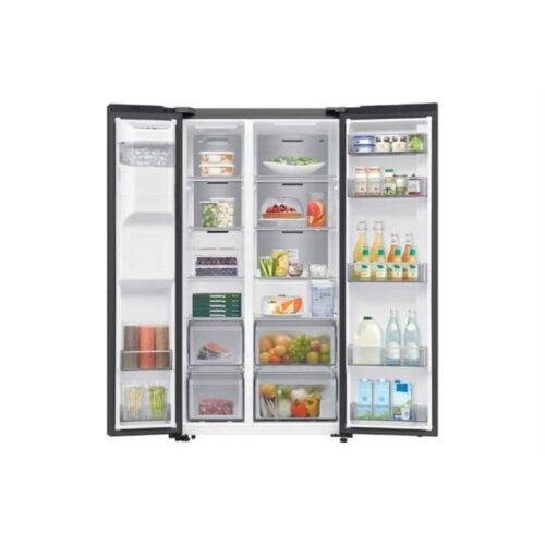 Tủ lạnh Samsung Inverter 635 lít Side By Side RS70F65K2FSV 3 anh tu lanh samsung inverter 635 lit side by side rs70f65k2fsv