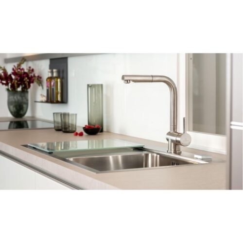 Vòi rửa bát Wasserwerk WK 4 Stainless steel look 700415 3 anh voi rua bat wasserwerk wk 4 stainless steel look 700415
