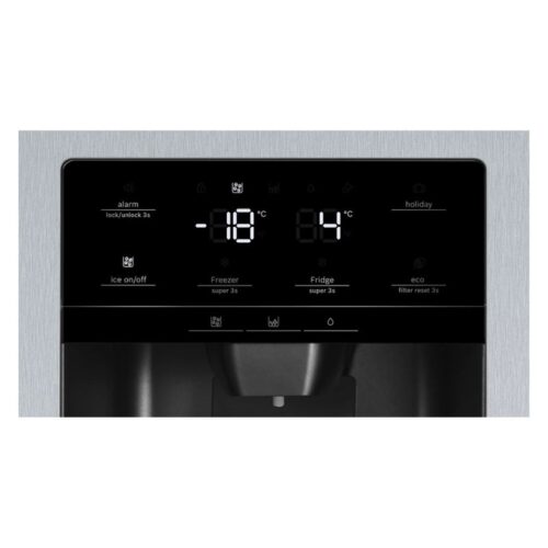 Tủ lạnh 2 cánh side by side 531 lít Bosch KAG93AIEP 3 bang dieu khien tu lanh 2 canh side by side 531 lit bosch kag93aiep