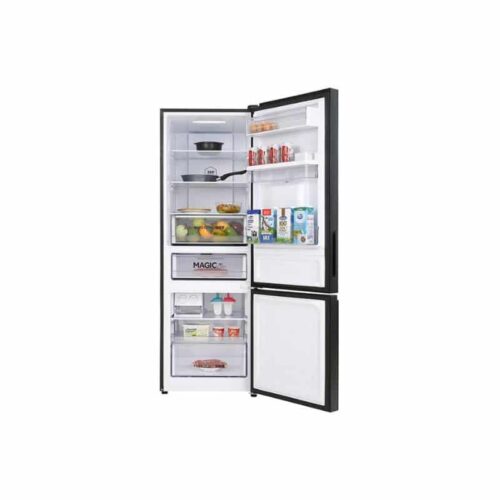 Tủ lạnh 2 cánh ngăn đá dưới Inverter 320 lít Aqua AQR-B379MA(WGB) 3 canh tu lanh aqua aqr b379mawgb