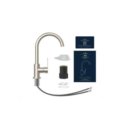 Vòi rửa bát Wasserwerk WK 5 Stainless steel look 700505 4 chi tiet voi rua bat wasserwerk wk 5 stainless steel look 700505
