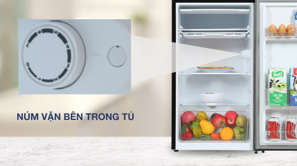 Tủ lạnh Electrolux 94 Lít EUM0930BD-VN - Bảng điều khiển Tủ lạnh Electrolux 94 Lít EUM0930BD-VN - Bảng điều khiển