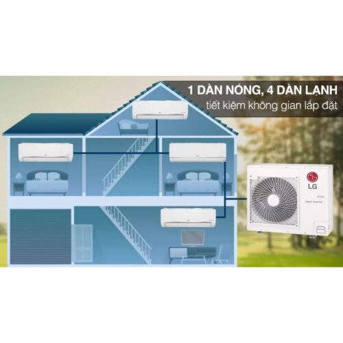 Bộ máy lạnh Multi LG Inverter 4 dàn lạnh 4 HP Z4UQ36GFA0+ AMNQ09GSJB0 4 hinh anh bo may lanh multi lg inverter 4 dan lanh 4 hp z4uq36gfa0 amnq09gsjb0