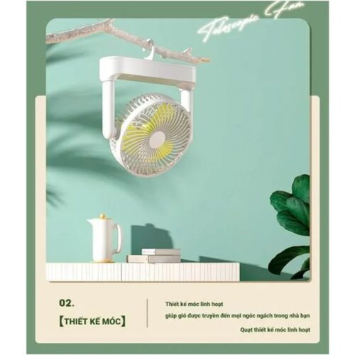 Quạt để bàn sạc tích điện Perfect PF-QB2160 4 hinh anh quat de ban sac tich dien perfect pfqb2160