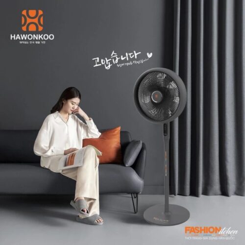 Quạt điện Hawonkoo FDH-012-SPEED24-GR 4 hinh anh quat dien hawonkoo fdh012speed24gr