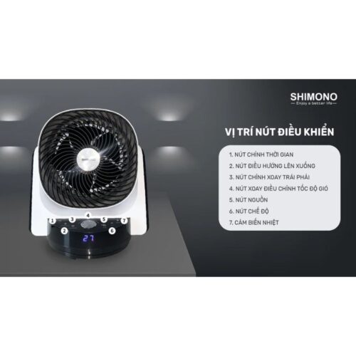 Quạt tuần hoàn Shimono SH-9028 4 hinh anh quat tuan hoan shimono sh9028