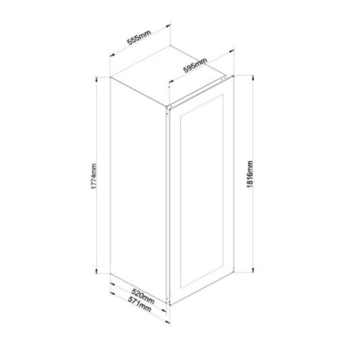 Tủ bảo quản rượu âm tủ Malloca MWC-95BI 5 kich thuoc tu bao quan ruou tu bao quan ruou am tu malloca mwc 95bi