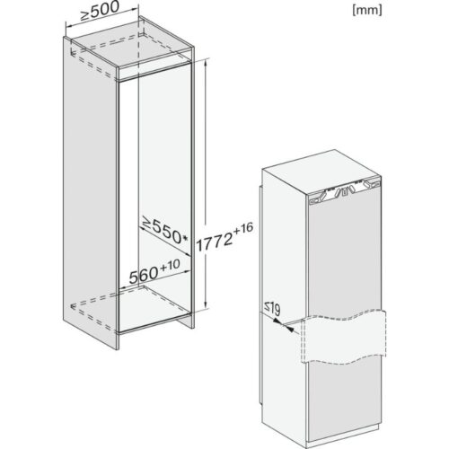 Tủ đông Miele FNS 7770 E 3 kich thuoc tu dong miele fns 7770 e