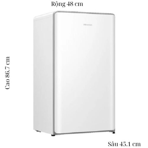 Tủ Lạnh 1 cánh mini 82 Lít Hisense HR08DW 4 kich thuoc tu lanh 1 canh mini 82 lit hisense hr08dw