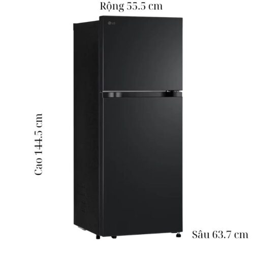 Tủ Lạnh 2 cánh 217 Lít LG LTB21BLMD 4 kich thuoc tu lanh 2 canh 217 lit lg ltb21blmd