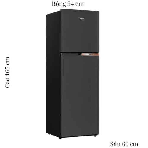 Tủ Lạnh 2 cánh Inverter 271 Lít Beko RDNT271I50VHFSK 4 kich thuoc tu lanh 2 canh inverter 271 lit beko rdnt271i50vhfsk