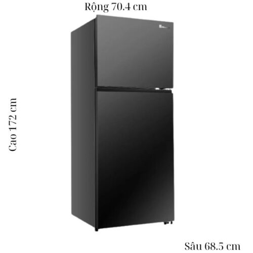 Tủ Lạnh 2 cánh Inverter 424 Lít Hisense RT549N4EBU 3 kich thuoc tu lanh 2 canh inverter 424 lit hisense rt549n4ebu