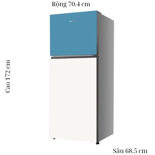 Tủ Lạnh 2 cánh Inverter 424 Lít Hisense RT549N4EW-MBU 3 kich thuoc tu lanh 2 canh inverter 424 lit hisense rt549n4ew mbu