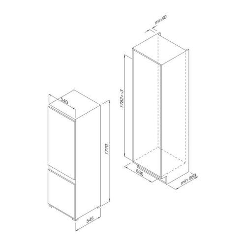Tủ lạnh âm tủ Malloca MF-246EBI 3 kich thuoc tu lanh am tu malloca mf 246ebi