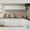 Mẫu tủ bếp Inox cánh Acrylic CA01 - Tủ bếp chữ L, hiện đại 1 Mẫu tủ bếp Inox cánh Acrylic CA01 - Tủ bếp chữ L, hiện đại