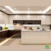 Mẫu tủ bếp Inox cánh Acrylic CA08 - Tủ bếp chữ L, hiện đại 1 Mẫu tủ bếp Inox cánh Acrylic CA08 - Tủ bếp chữ L, hiện đại