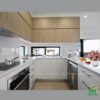 Mẫu tủ bếp Inox cánh Acrylic CA11 - Tủ bếp chữ U, hiện đại 1 Mẫu tủ bếp Inox cánh Acrylic CA11 - Tủ bếp chữ U, hiện đại