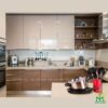 Mẫu tủ bếp Inox cánh kính cường lực CKCL02 - Tủ bếp chữ U, hiện đại 1 Mẫu tủ bếp Inox cánh kính cường lực CKCL02 - Tủ bếp chữ U, hiện đại