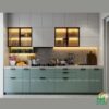 Mẫu tủ bếp Inox cánh kính cường lực CKCL17 - Tủ bếp chữ I, hiện đại 1 Mẫu tủ bếp Inox cánh kính cường lực CKCL17 - Tủ bếp chữ I, hiện đại