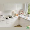 Mẫu tủ bếp nhựa cánh Acrylic TBNA06 - Tủ bếp chữ U, hiện đại