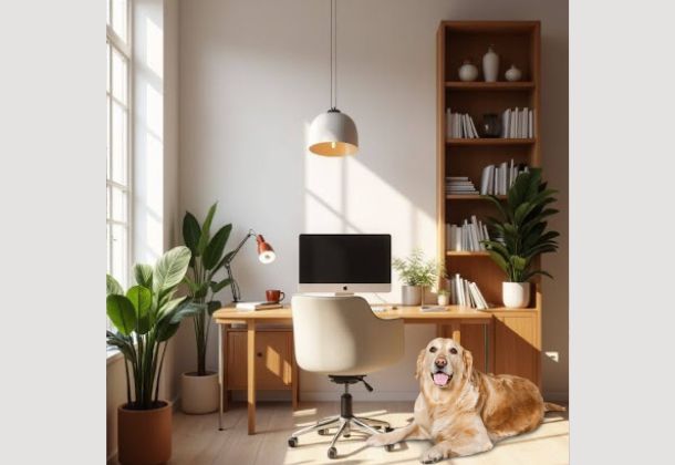 Thiết Kế Phòng Làm Việc 8 phong lam viec tai nha 4