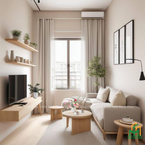 Thiết Kế Phòng Khách 6 Phòng khách nhà phố nhỏ xinh