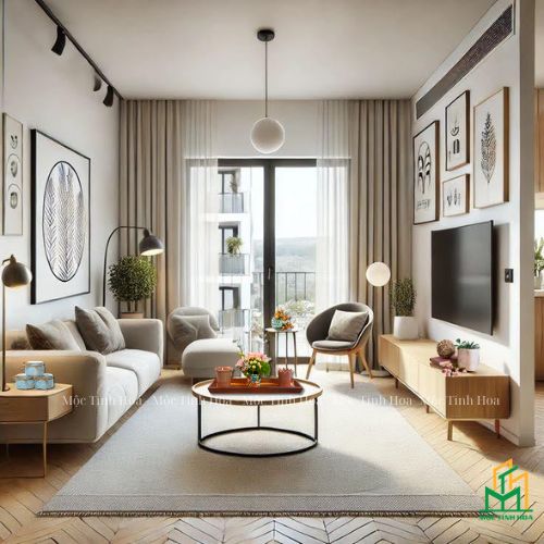 Thiết Kế Phòng Khách 10 Phòng khách nhà phố tiện nghi