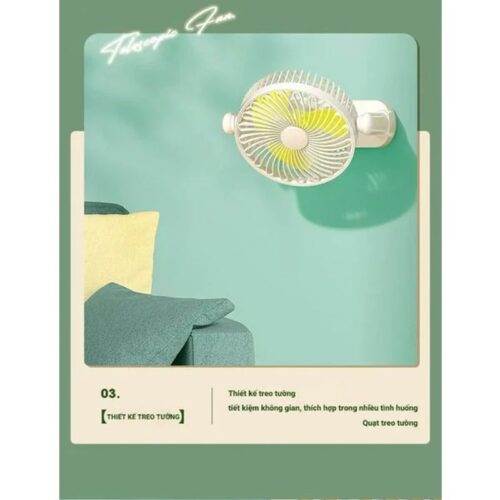 Quạt để bàn sạc tích điện Perfect PF-QB2160 5 thiet ke quat de ban sac tich dien perfect pfqb2160