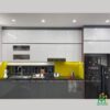 Tủ bếp An Cường AC13 - Tủ bếp chữ i, hiện đại 1 Tủ bếp An Cường AC13 - Tủ bếp chữ i, hiện đại