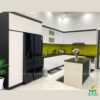Tủ bếp gỗ An Cường AC27 - Tủ bếp chữ L, hiện đại 2 Tủ bếp gỗ An Cường AC27 - Tủ bếp chữ L, hiện đại