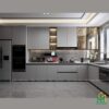 Tủ bếp gỗ An Cường AC28 - Tủ bếp chữ L, hiện đại 1 Tủ bếp gỗ An Cường AC28 - Tủ bếp chữ L, hiện đại